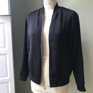Black Uniqlo Bomber Jacket